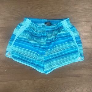 Blue athletic shorts